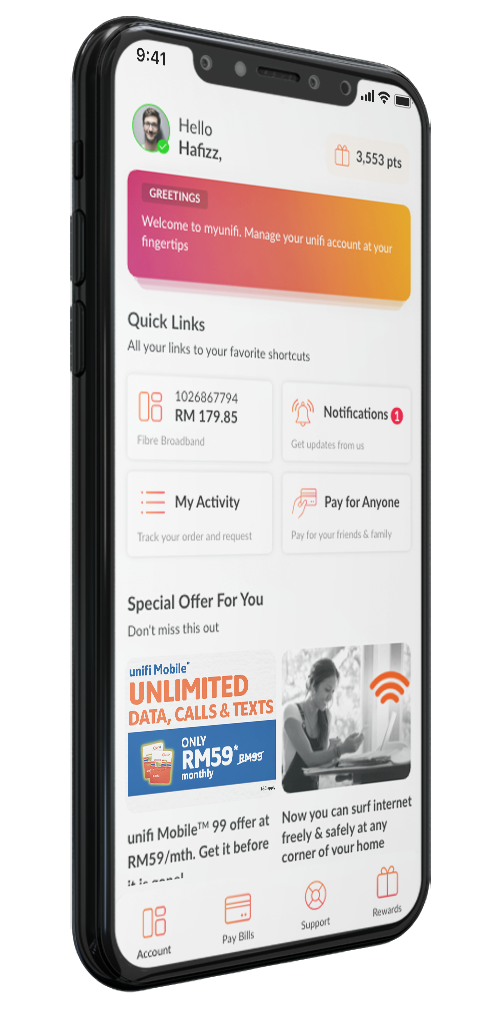 myunifi-app-interface