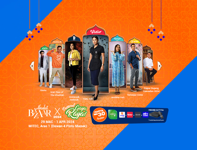 Unifi TV X Absolut Bazaar X Festival Glam Raya 2024